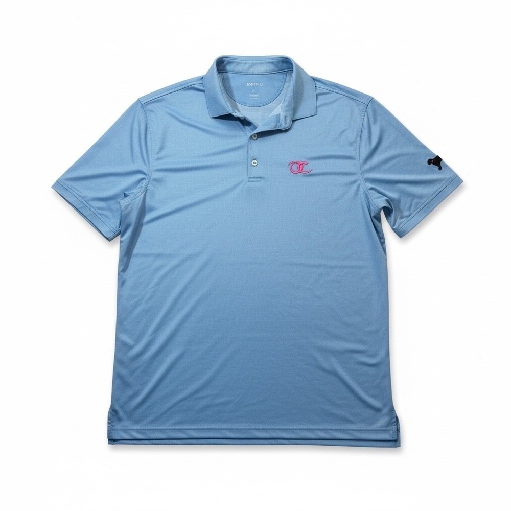 Johnnie-O Performance Golf Polo Mens XL Blue Stretch